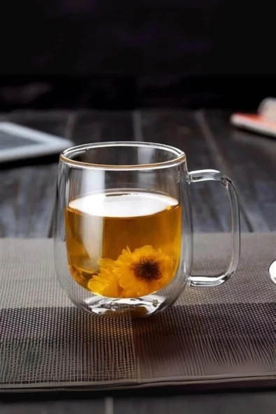 Cam Çift Cidarlı Bardak 350 ml