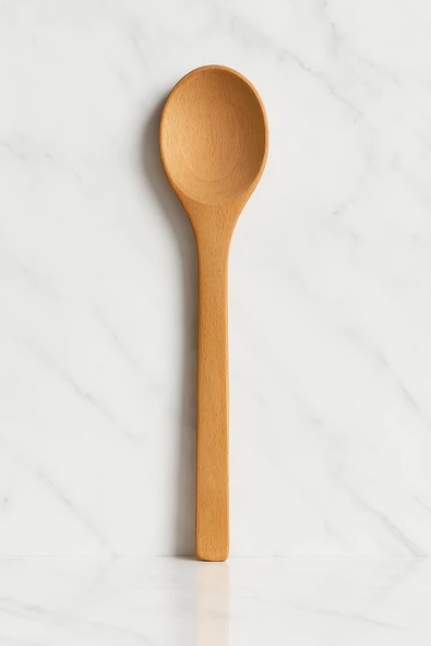 Ahşap Yemek Hazırlık Kaşığı 27 cm - Resim 4