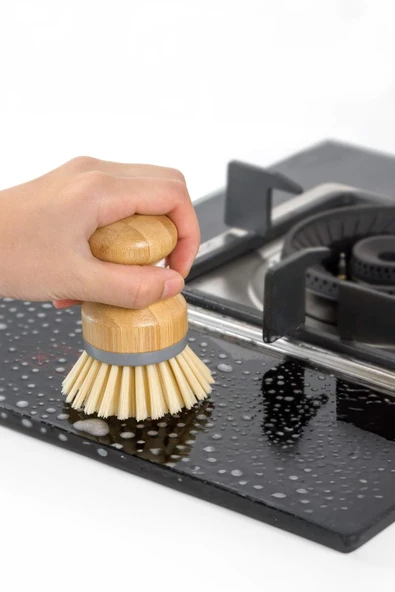 Bambu Bulaşık Temizlik Fırçası & Mutfak Banyo Temizlik Fırçası - Resim 4