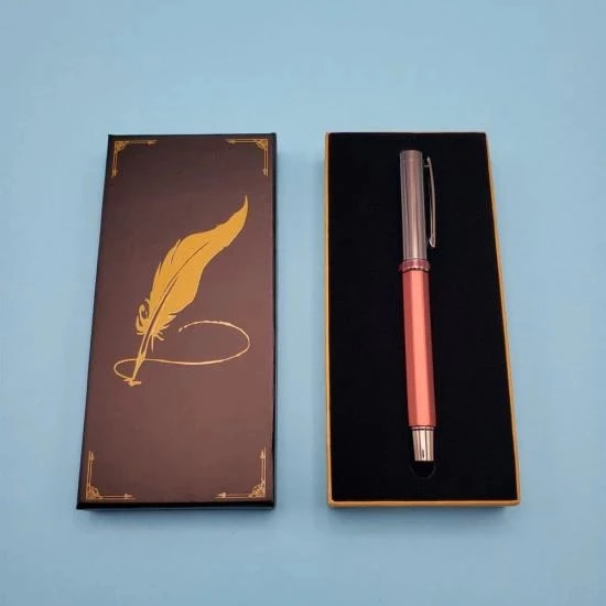 Metal Bordo Kalem Dekoratif Hediyelik ürün görseli 1