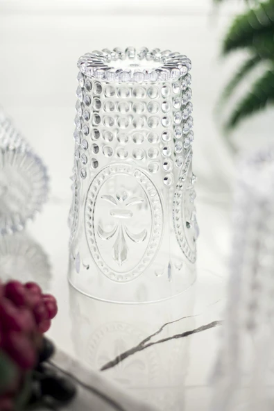 Akrilik Şeffaf 6'lı Uzun Bardak & Su Meşrubat Bardağı 750 ml ( Büyük Boy & Cam Değildir ) - 3