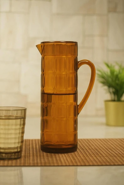 Akrilik Allegra 1,5 Lt Bal Sürahi (Buzdolabı Kapak Rafına Sığar) ürün görseli