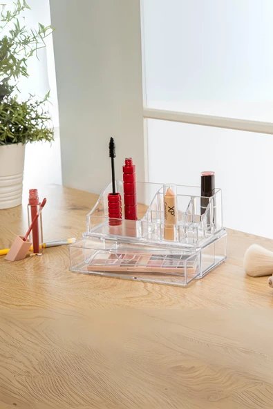 Makyaj Organizeri & Çekmeceli Kozmetik Ürün Raf Düzenleyici & Takı Kutusu & Organizer ürün görseli