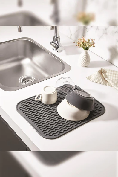 Silikon Çok Amaçlı Kaydırmaz Mat & Bulaşıklık (28*36 Cm ) - Resim 2