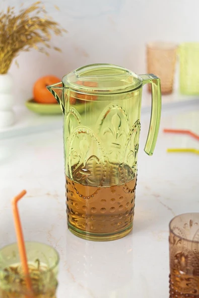 Akrilik Magic 2,3 Lt Yeşil Sürahi ( Cam Değildir !!! ) - Resim 2