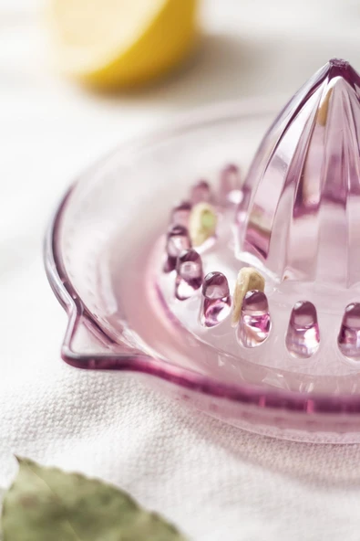 Akrilik Mürdüm Limon Sıkacağı Pratik Limon Sıkacağı - Resim 4