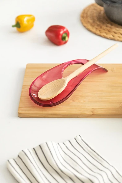 Akrilik Mürdüm Tezgah Üstü Kirli Kaşıklık & Kepçe Altlığı - Resim 5