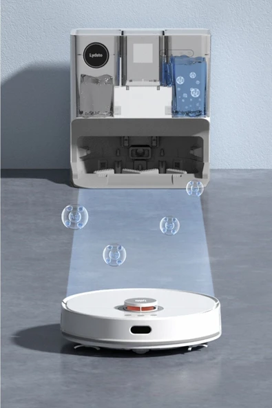 Lydsto W2 Plus 8000 Pa Toz Toplama Üniteli Robot Süpürge - ( Türkiye Garantili ) - 2