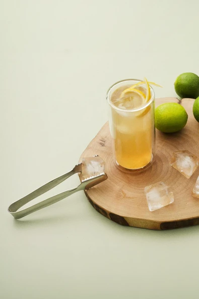 Paslanmaz Çelik Buz Maşası 15 cm İçecek Kokteyl Bar Servis Maşası ürün görseli 1