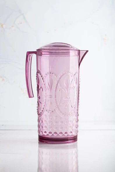 Akrilik Magic 2,3 Lt Mürdüm Sürahi ( Cam Değildir !!! ) - Resim 3