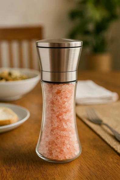 Cam Metal Kapaklı Baharat Öğütücü 250 ml ürün görseli 1