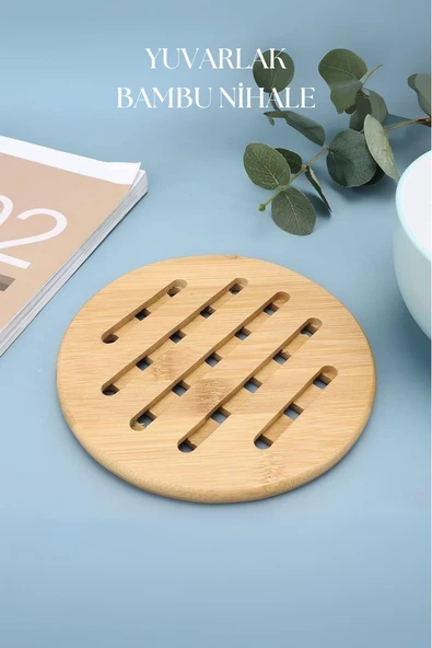Bambu Nihale Yuvarlak 16,5 cm ürün görseli 1
