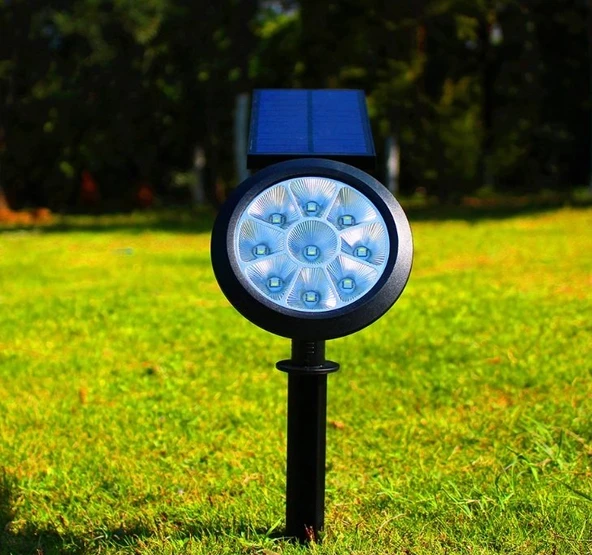 CATA CT 7321 Solar 18W Kazıklı Güneş Enerjili Bahçe Armatürü RGB - Resim 3