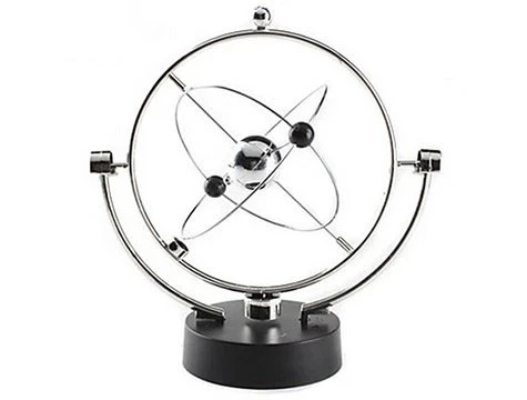 Newton Balans Topu Mıknatıslı Kinetic Orbital Dekoratif Hediyelik ürün görseli 1