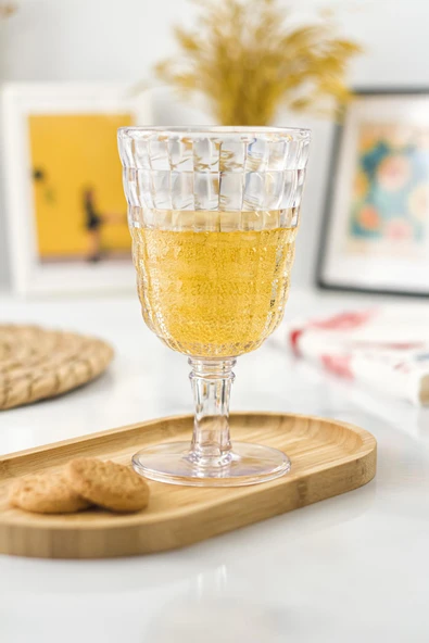 Allegra Şeffaf 6 lı Kadeh Bardak Seti 750 ml Akrilik Malzeme - Cam Değildir Kırılmaya Dayanıklı ürün görseli 1