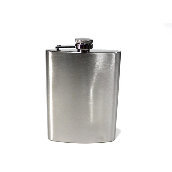 Cep Matarası 6 Oz Paslanmaz Çelik Kamp Şişesi ürün görseli 1