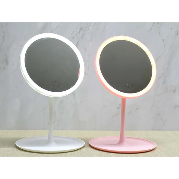 Yuvarlak Ledli Makyaj Aynası ürün görseli 1