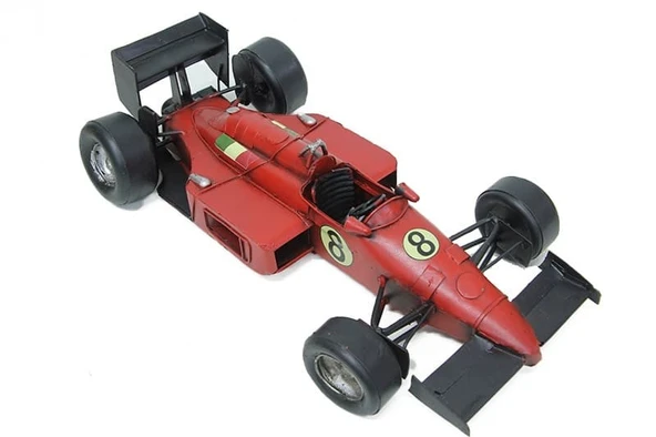 Dekoratif Metal Yarış Arabası - Resim 4