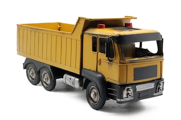 Dekoratif Metal Hafriyat Kamyonu - Resim 2