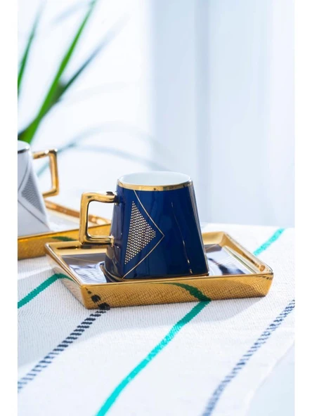 Acar HXF-08425 Rosemary 6'lı Kahve Fincan Takımı Karışık Renk - 7