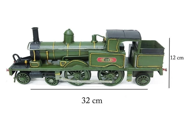 Dekoratif Metal Lokomotif ürün görseli 1