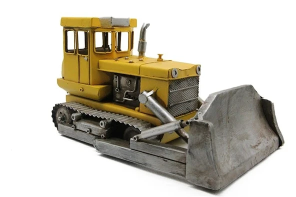 Dekoratif Metal Buldozer - Resim 2