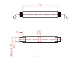 Creavit Ankastre Duş Dirseği Tavandan Kısa BT.A13-2 - Resim 2