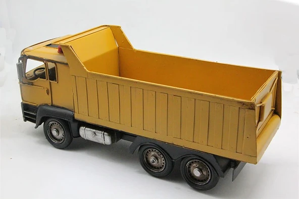 Dekoratif Metal Hafriyat Kamyonu - Resim 4