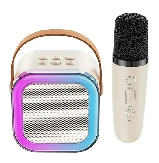 Taşınabilir Bluetooth Karaoke Hoparlör Kablosuz Mikrofon ürün görseli 1
