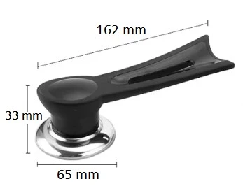 Dikey Tasarımlı Tencere Kapağı Kolu - Resim 3