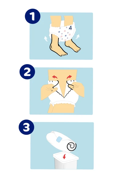 Paddlers Külot Bebek Bezi 4 Numara Maxi 30 Adet (7-14 Kg) Eko Paket - Resim 6