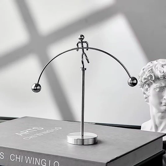 Halterci Şeklinde Newton Balans Denge Topları han-24 ürün görseli 1