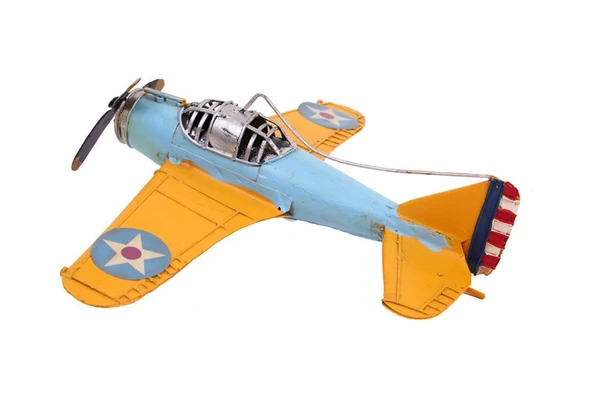 Dekoratif Metal Uçak - Resim 3