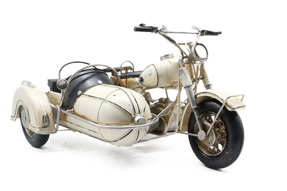 Dekoratif Metal Sepetli Motor - Resim 2