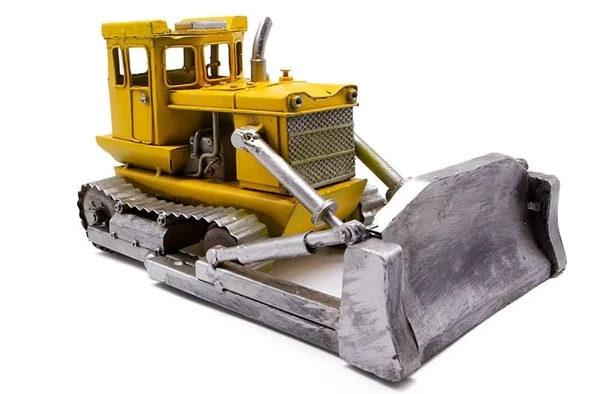 Dekoratif Metal Buldozer ürün görseli 1