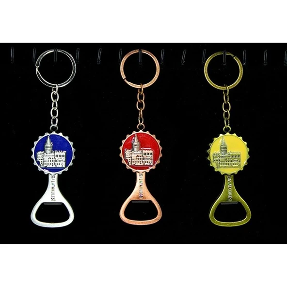 Metal Galata Kulesi Anahtarlık Ve Açacak ürün görseli