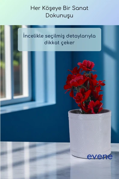 Vazo Küçük Vazo Masa Üstü Vazo Ev Dekorasyon Vazo Altın Renk Model 82 - Resim 10