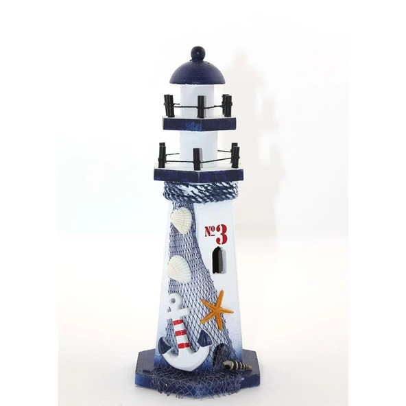 Ahşap Marin Deniz Feneri ürün görseli 1