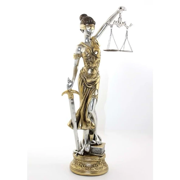 Polyester Adalet Figürü Biblo ürün görseli 1