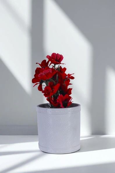 Vazo Küçük Vazo Masa Üstü Vazo Ev Dekorasyon Vazo Altın Renk Model 82 - Resim 7