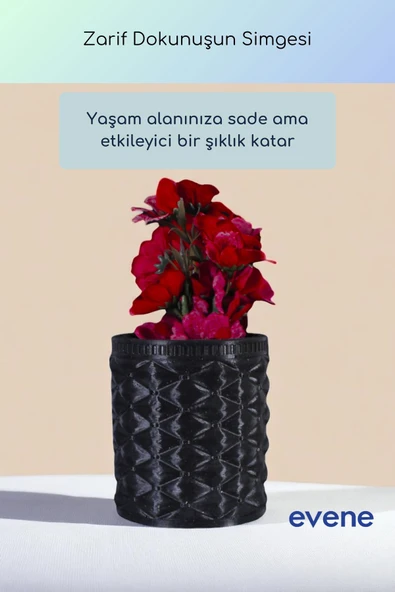 Vazo Küçük Vazo Masa Üstü Vazo Ev Dekorasyon Vazo Altın Renk Model 85 - Resim 8