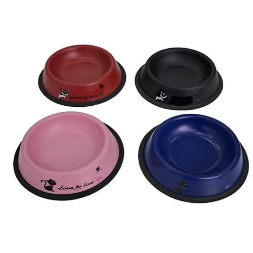 Keypet Çeşitli Renk Çelik Kedi ve Köpek Mama Kabı 16cm 8oz ürün görseli