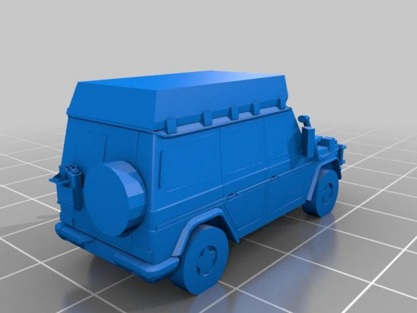 1:100 Kanada Askeri G Vagon Luvw Plastik Aparat