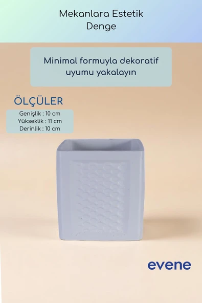 Vazo Küçük Vazo Masa Üstü Vazo Ev Dekorasyon Vazo Beyaz Renk Model 86 - Resim 3