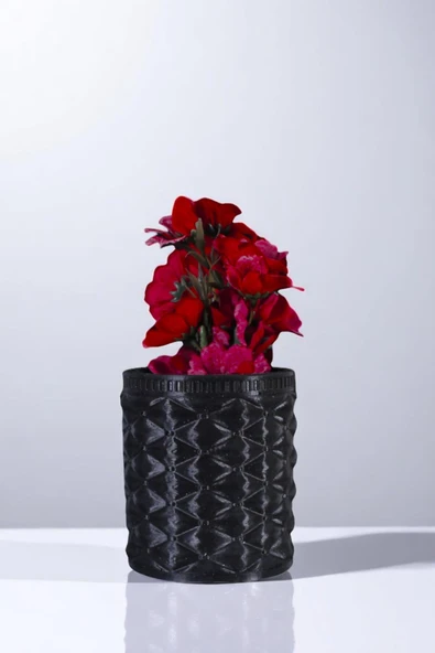 Vazo Küçük Vazo Masa Üstü Vazo Ev Dekorasyon Vazo Altın Renk Model 85 - Resim 7