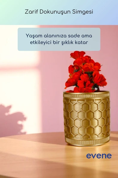 Vazo Küçük Vazo Masa Üstü Vazo Ev Dekorasyon Vazo Beyaz Renk Model 81 - Resim 8