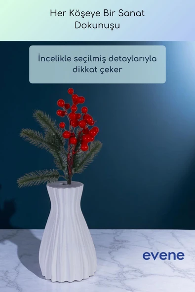 Vazo Küçük Vazo Masa Üstü Vazo Ev Dekorasyon Vazo Altın Renk Model 73 - Resim 10