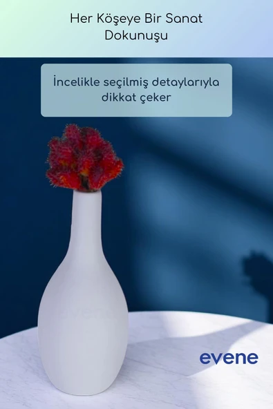 Vazo Küçük Vazo Masa Üstü Vazo Ev Dekorasyon Vazo Altın Eskitme Renk Model 72 - Resim 10