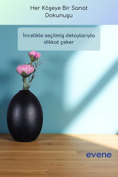 Vazo Küçük Vazo Masa Üstü Vazo Ev Dekorasyon Vazo Altın Renk Model 70 - Resim 10