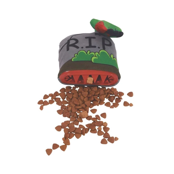 M-Pets Halloween Tomb Snack Attack Köpek Oyuncağı - Resim 4